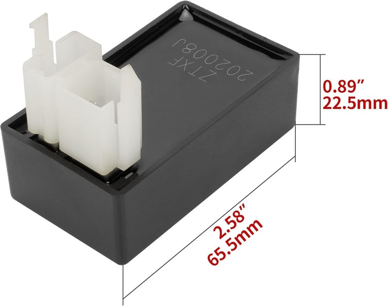 RUTU 6 Pin AC CDI Box with Wiring Diagram for CG 125cc 150cc 200cc 250cc Vertical Engine Dirt Bike Go Kart ATV Quad Parts - Image 2